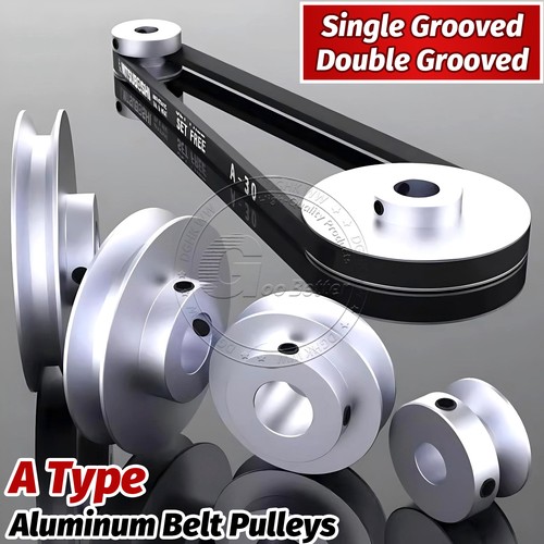 Groove aluminum drive pulley - v-groove,