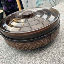 Ekco Hostess Carousel Food Warmer Vintage Retro 70's Lazy Susan 