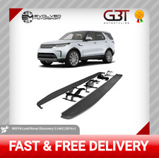 SIDE STEPS FOR LAND ROVER DISCOVERY 5 RUNNING BOARDS L462 ALL BLACK 2016-2021