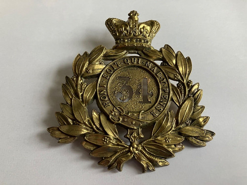 34th border regiment shako - regiment,