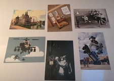 Banksy Postcards X 6 New.