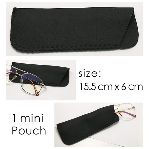 Black mini pouch soft - black, /