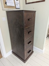 Antique solid oak filing - antique,