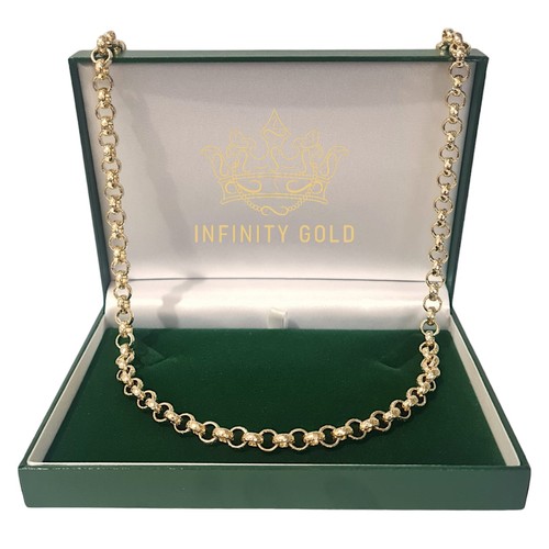 Mens 9ct gold 8mm - gold, diamond