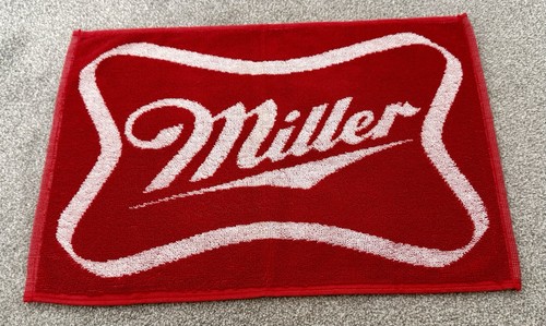 Vintage 1980s miller bar - bar, towel