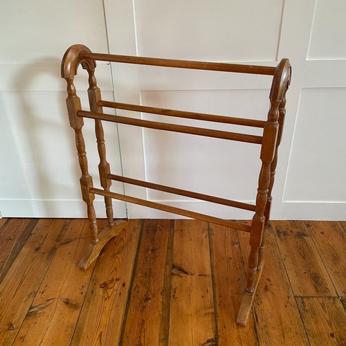Victorian pine towel rail - victorian,