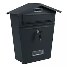 NEW LARGE STEEL POST BOX