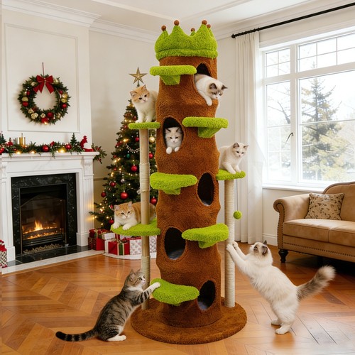 Jumbo large cat tree forest - cat,