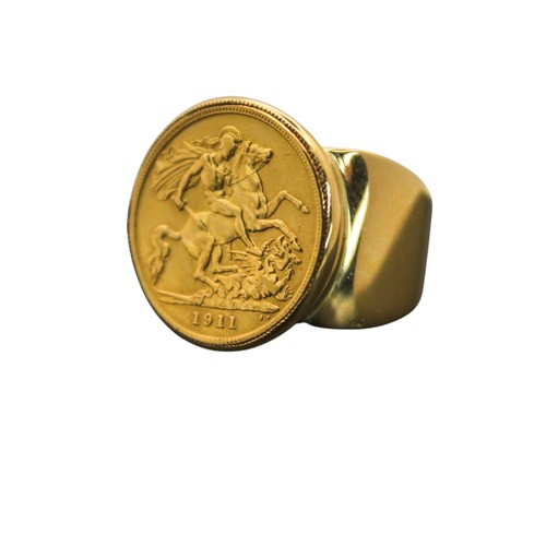 119 18ct half sovereign - -,