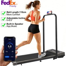 Folding Walking Pad Treadmill Home Electric Treadmill Running Jogging Machine