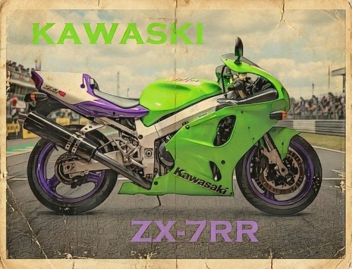 Kawaski zx7rr metal - kawaski,