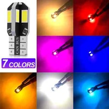 T10 LED Bulb Canbus 501 W5W High Quaility Side Light Bulbs Various Colours Packs