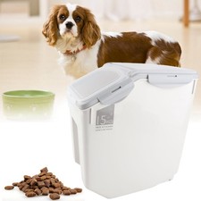 Airtight Grain Storage Barrel for Pets Sealed Food Container with Measuring Cup