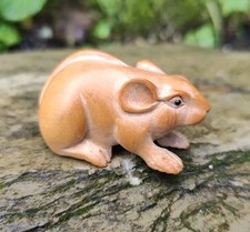 Vintage Carved Wooden Netsuke