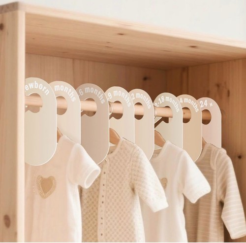 Baby pink wardrobe dividers - wardrobe,
