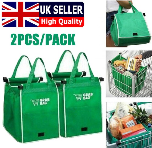 Strong reusable supermarket - 2x,