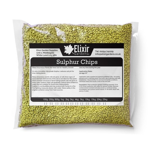 Sulphur chips 1kg garden - sulphur,