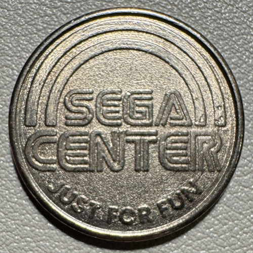 Sega center arcade token - sega,