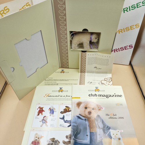 Steiff club miniature polar - club,