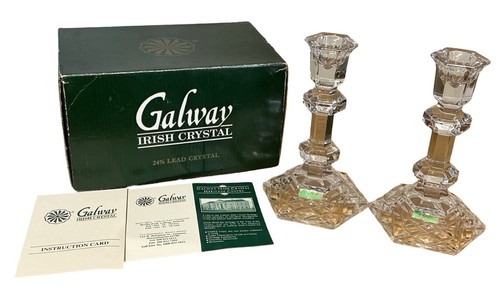 Galway irish crystal - 2x, 6”