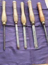 Wood Turning Chisels Mixed Lot