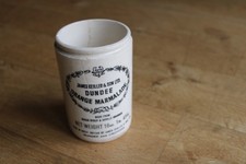 Antique James Keiller & Son's DUNDEE Marmalade 1 lb Stoneware Jar London VGC