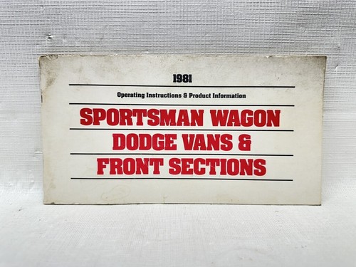 1981 dodge vans - 1981,
