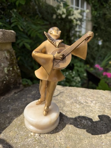 Antique art deco spelter - antique,