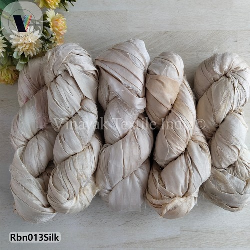 100gm recycled sari silk solid - sari,