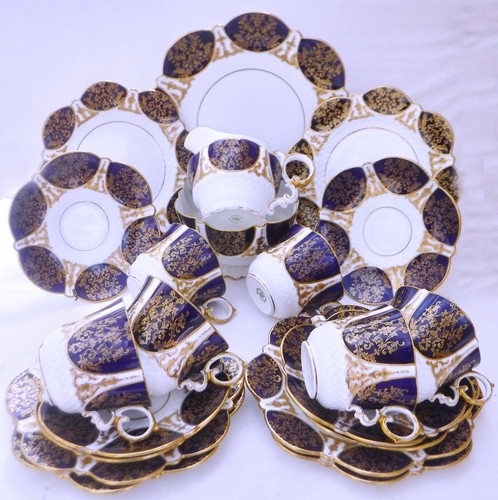 Aynsley antique china cobalt - aynsley,
