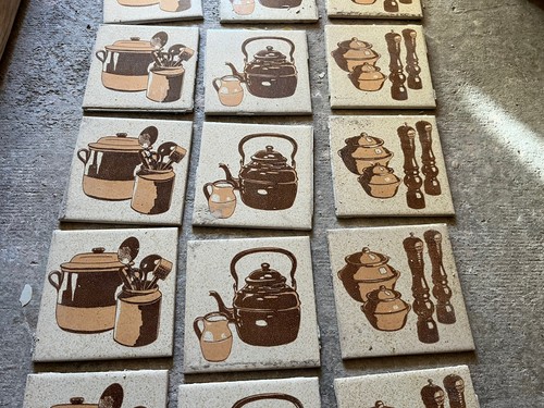 Vintage retro kitchen wall - 16,