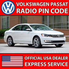 ✅VW Volkswagen Passat Radio Code Unlock Decode PIN Volkswagen Radio Code✅