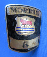 Vintage Morris 8 Bonnet Badge