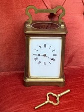 Large Gong-STRIKING CARRIAGE CLOCK