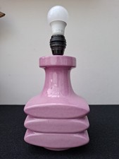Vintage 60s 70s Cari Zalloni Facette Lamp Base Steuler Purple Rewired Vgc 
