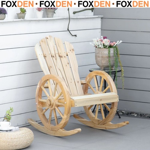 Wooden adirondack rocking - adirondack,