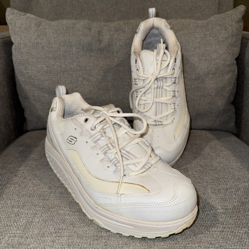 Sketchers shape ups white - sketchers,