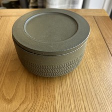 Vintage Round Denby Chevron