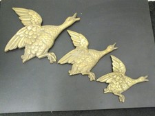 SET 3 VINTAGE BRASS FLYING