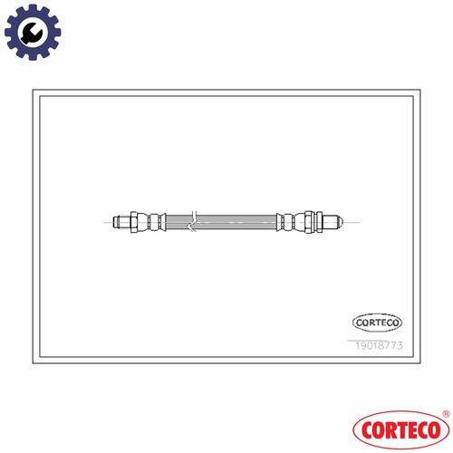 Brake hose 19018773 for ford - brake,