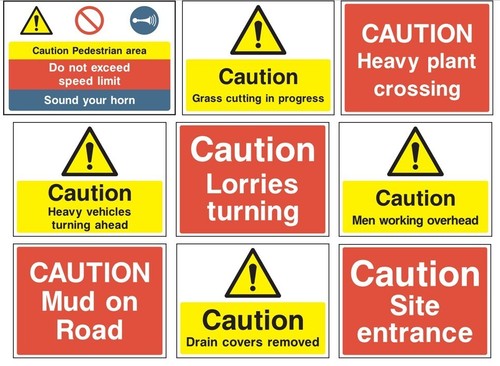 Pack caution safety - 2, |