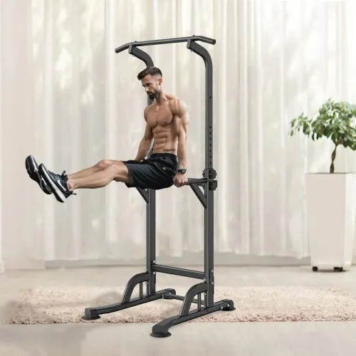 Power tower dip station pull - dip,