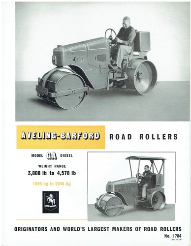 Aveling barford ga - aveling, &