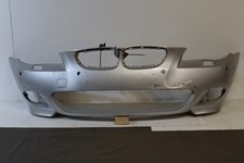 BMW 5 SERIES E60 E61 M SPORT SILVER FRONT BUMPER 51117896582 2005 2006 2007