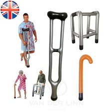VDL Inflatable Blow Up Zimmer Frame And Or Walking Stick Novelty Present Joke
