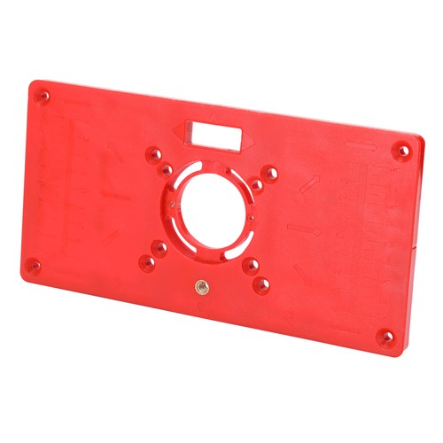 Router table insert plate - table, for