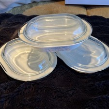 Vintage Pyrex Blue Iris Dishes