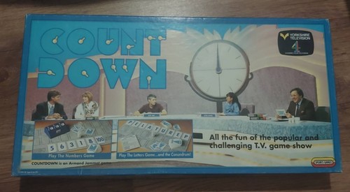 Vintage countdown board - board, game