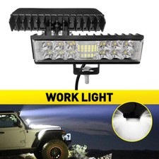 2x LED Work Light Bar Flood