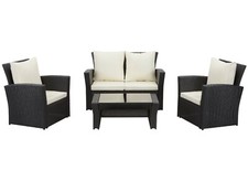 4 Piece Patio Set - Rattan